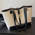 Bolso bimaterial atemporal