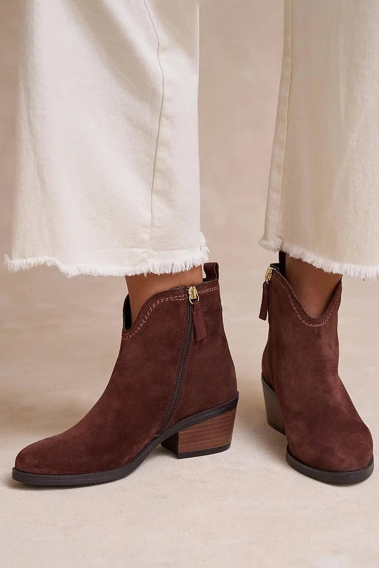 Celine™ | Botines elegantes de ante