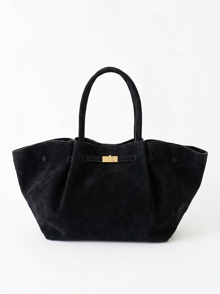 Bolso de ante negro