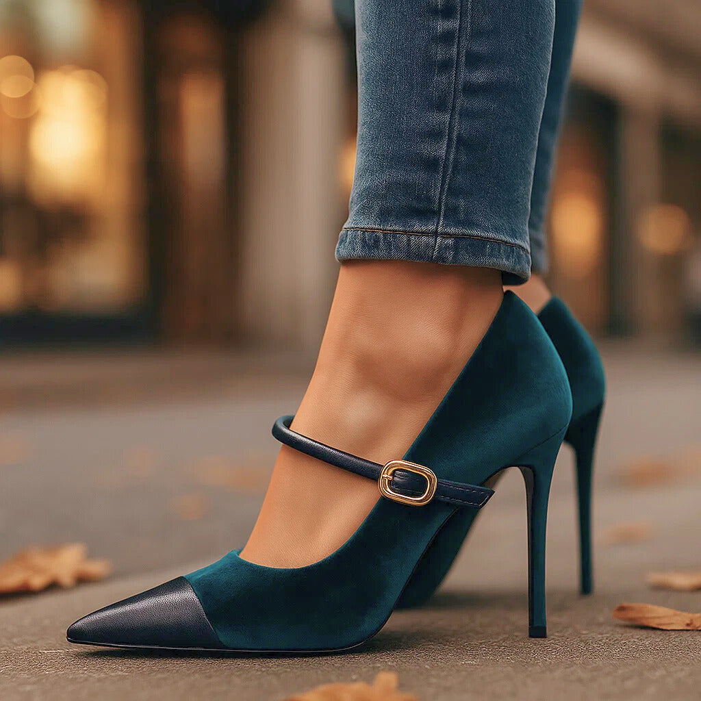Ariette | Zapatos de tacón de terciopelo