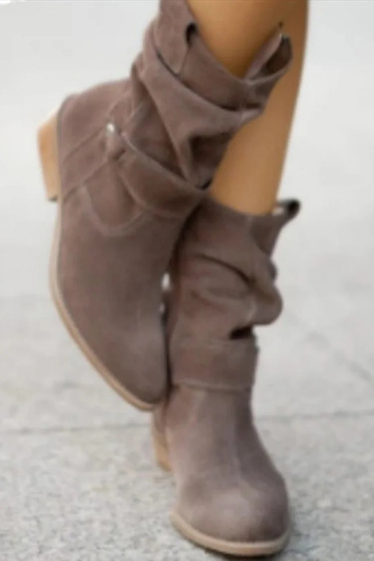 Clemencia™ | Botines flexibles de ante