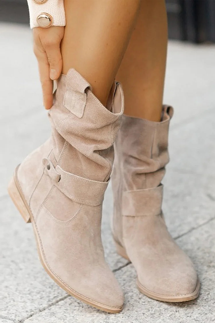 Clemencia™ | Botines flexibles de ante