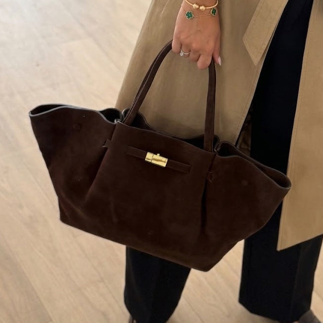 Bolso de ante color café