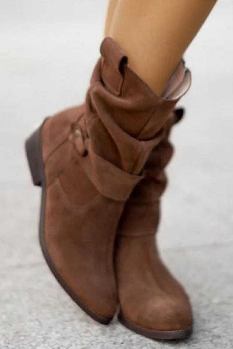 Clemencia™ | Botines flexibles de ante