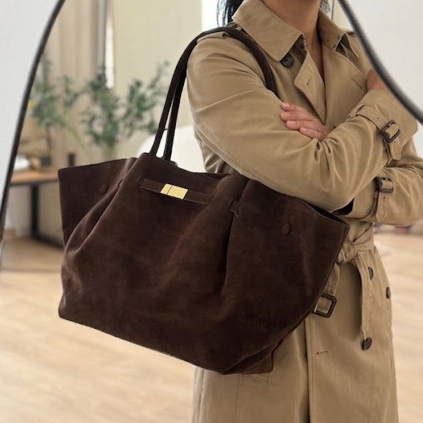 Bolso de ante color café