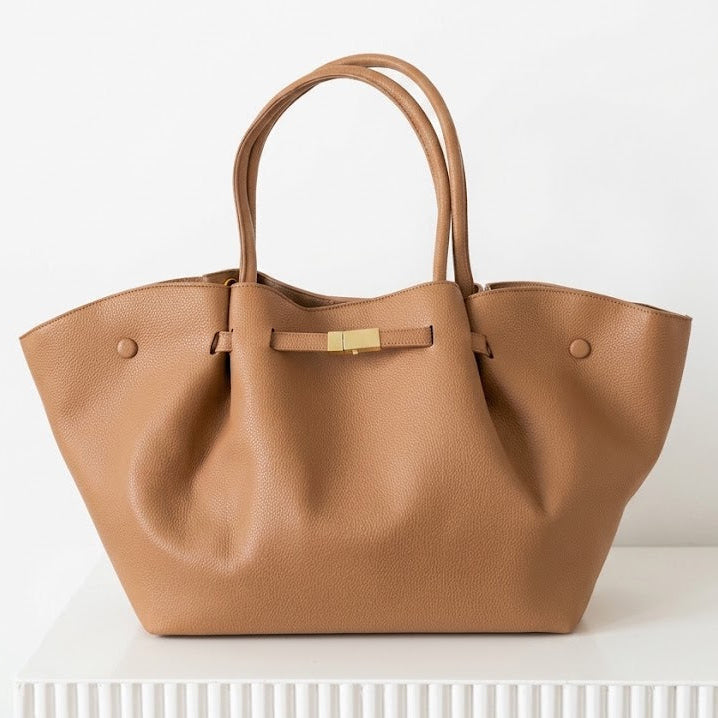 Bolso suave beige
