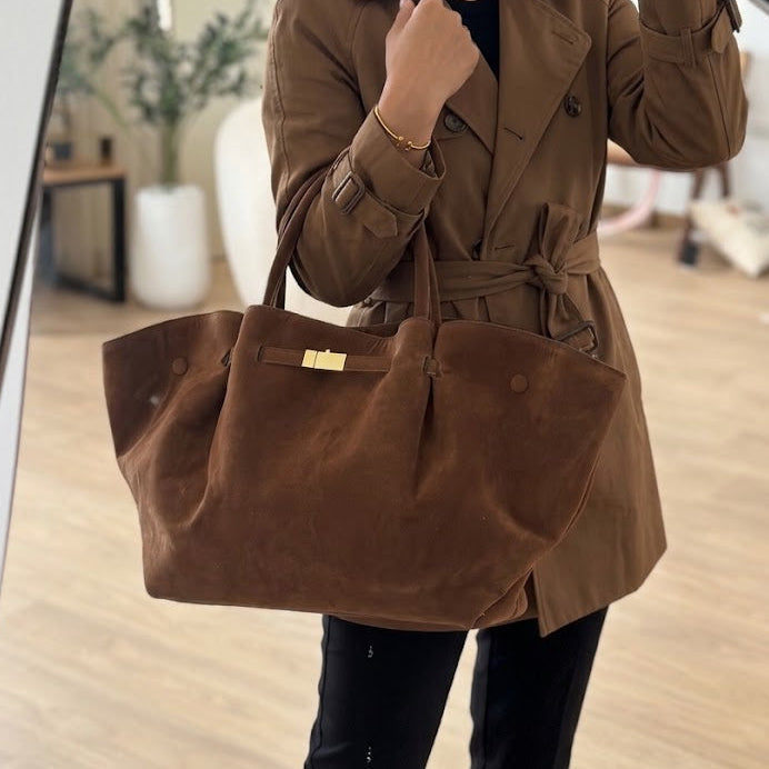Bolso de ante camel