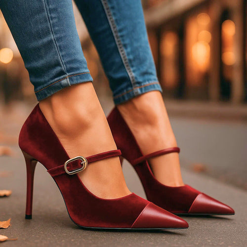 Ariette | Zapatos de tacón de terciopelo