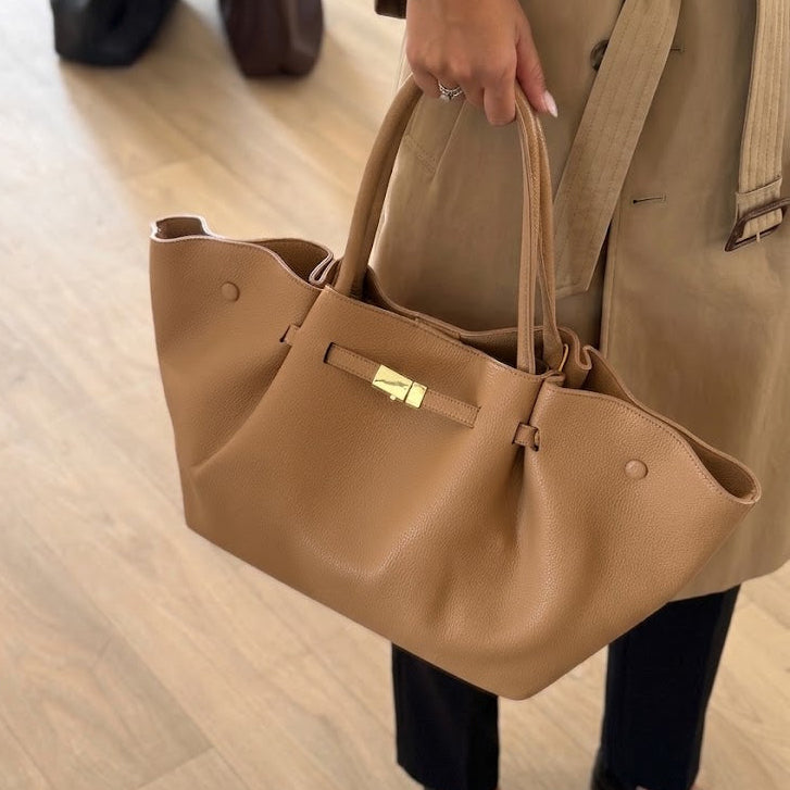 Bolso suave beige