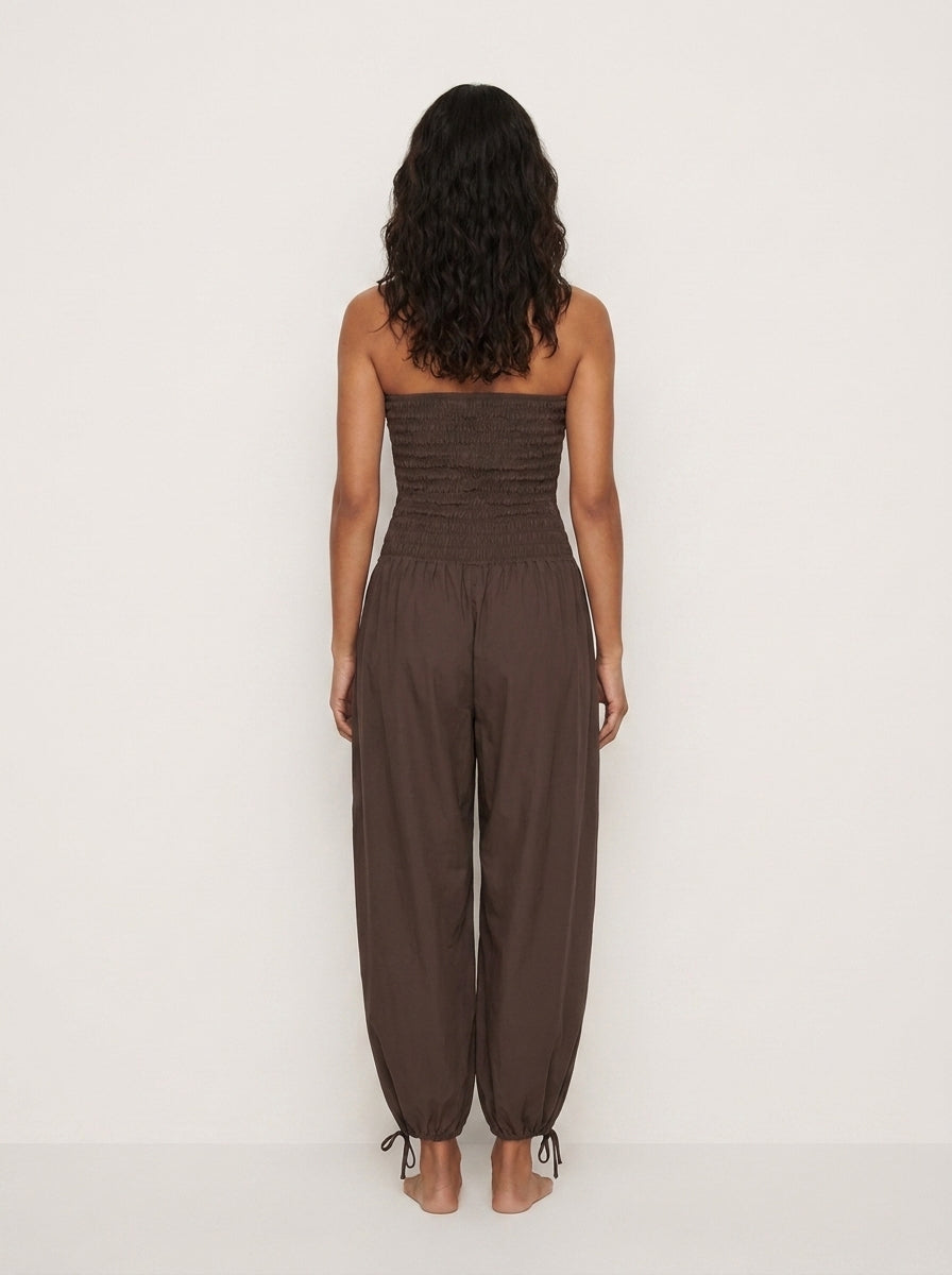 Amanda | Mono Boho de Pierna Fluida