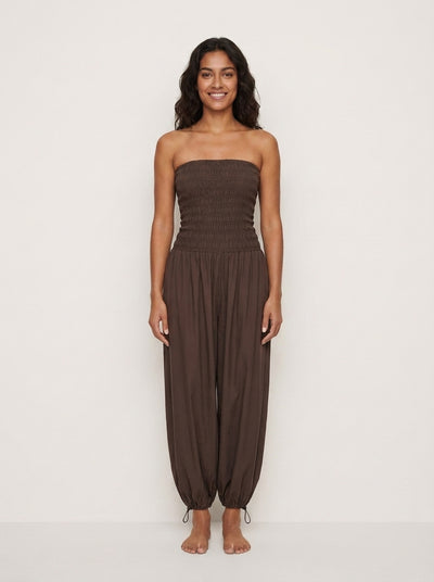 Amanda | Mono Boho de Pierna Fluida
