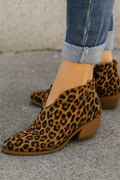 Camila™ | Botines con estampado de leopardo