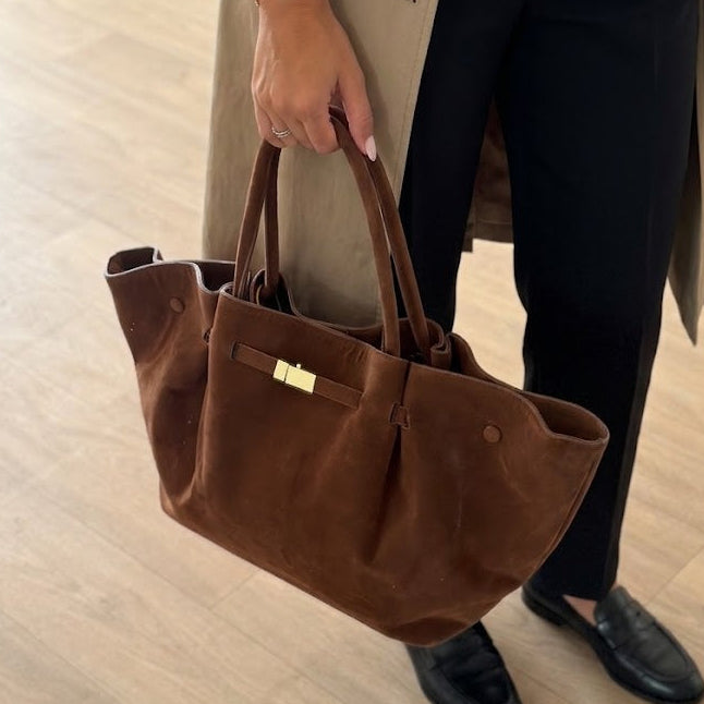 Bolso de ante camel