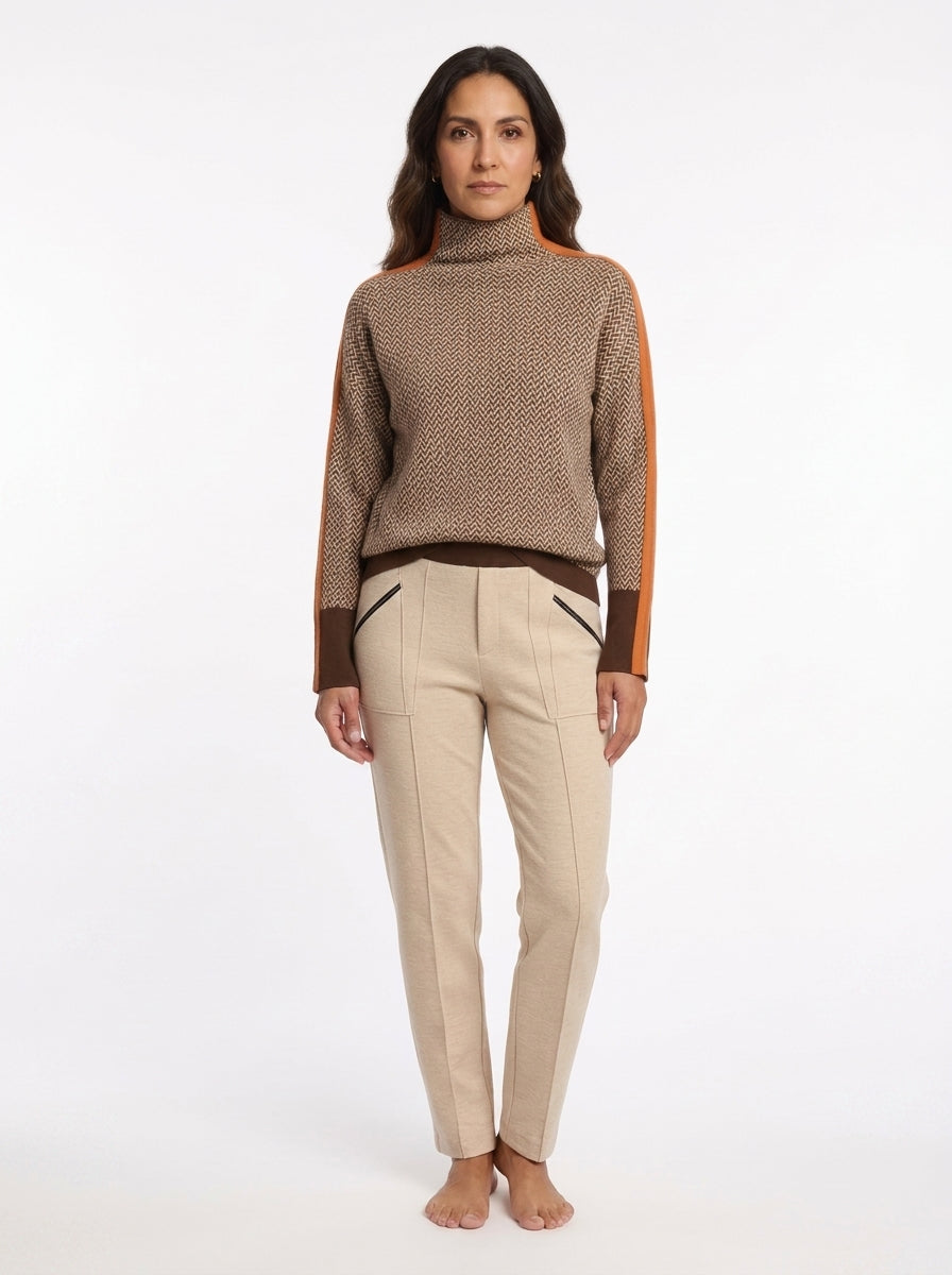Vega | Jersey de espiga con línea lateral contrastante