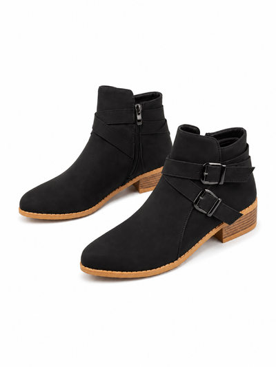 Catalina | Botines Clásicos con Doble Hebilla