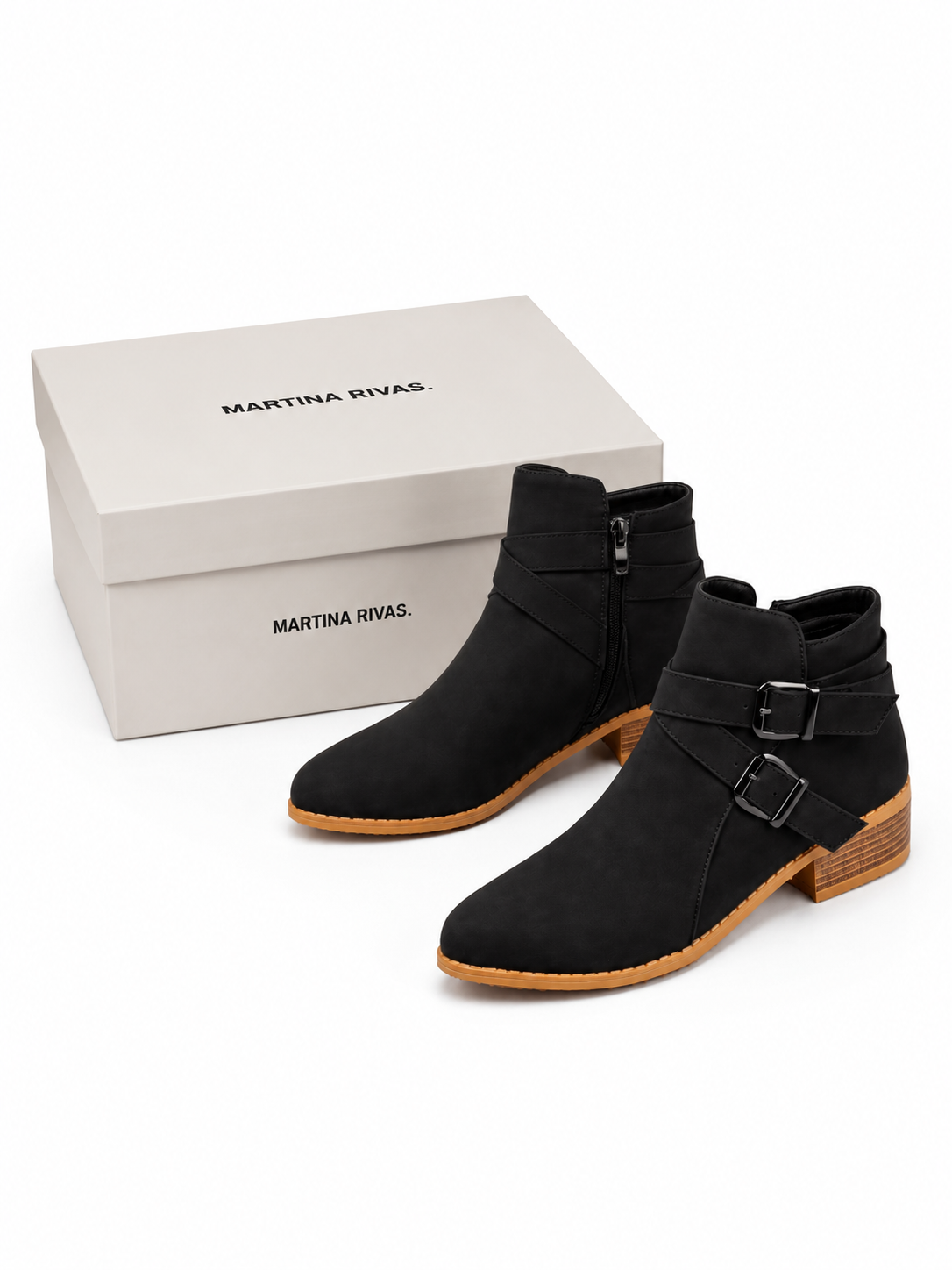 Catalina | Botines Clásicos con Doble Hebilla