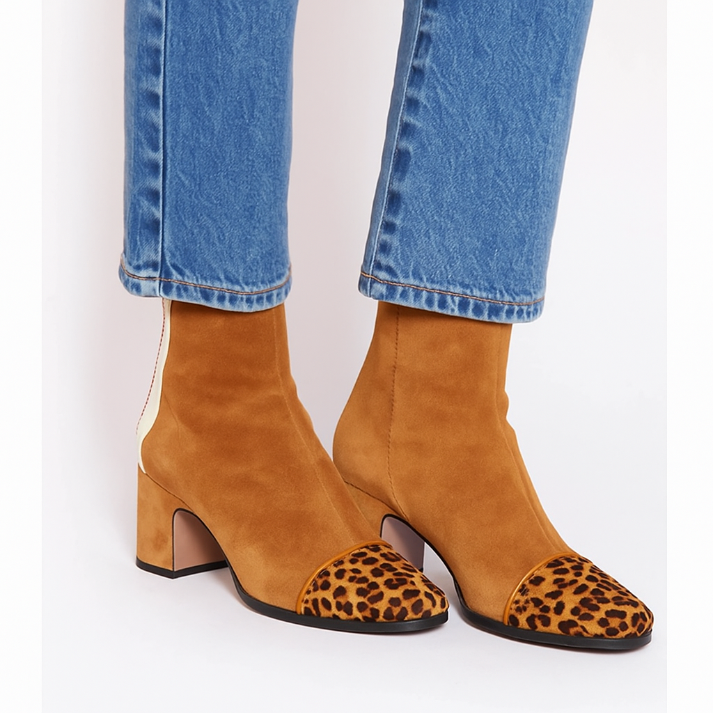 Vivian™ | Botines modernos en contraste