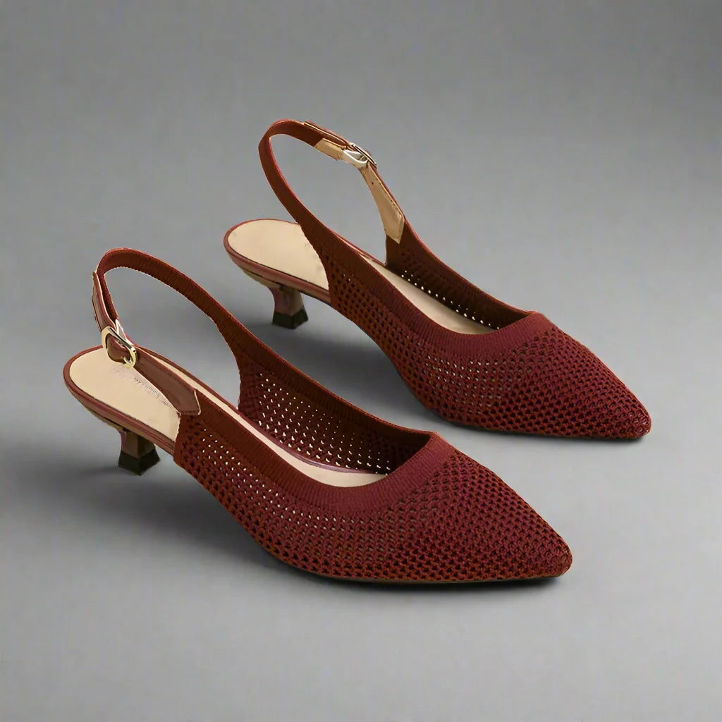 Avelina | Zapatos de tacón de malla