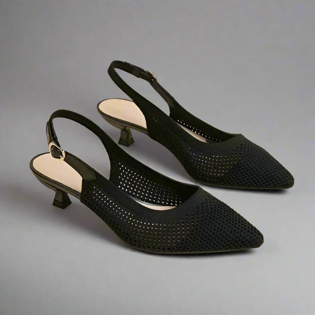 Avelina | Zapatos de tacón de malla