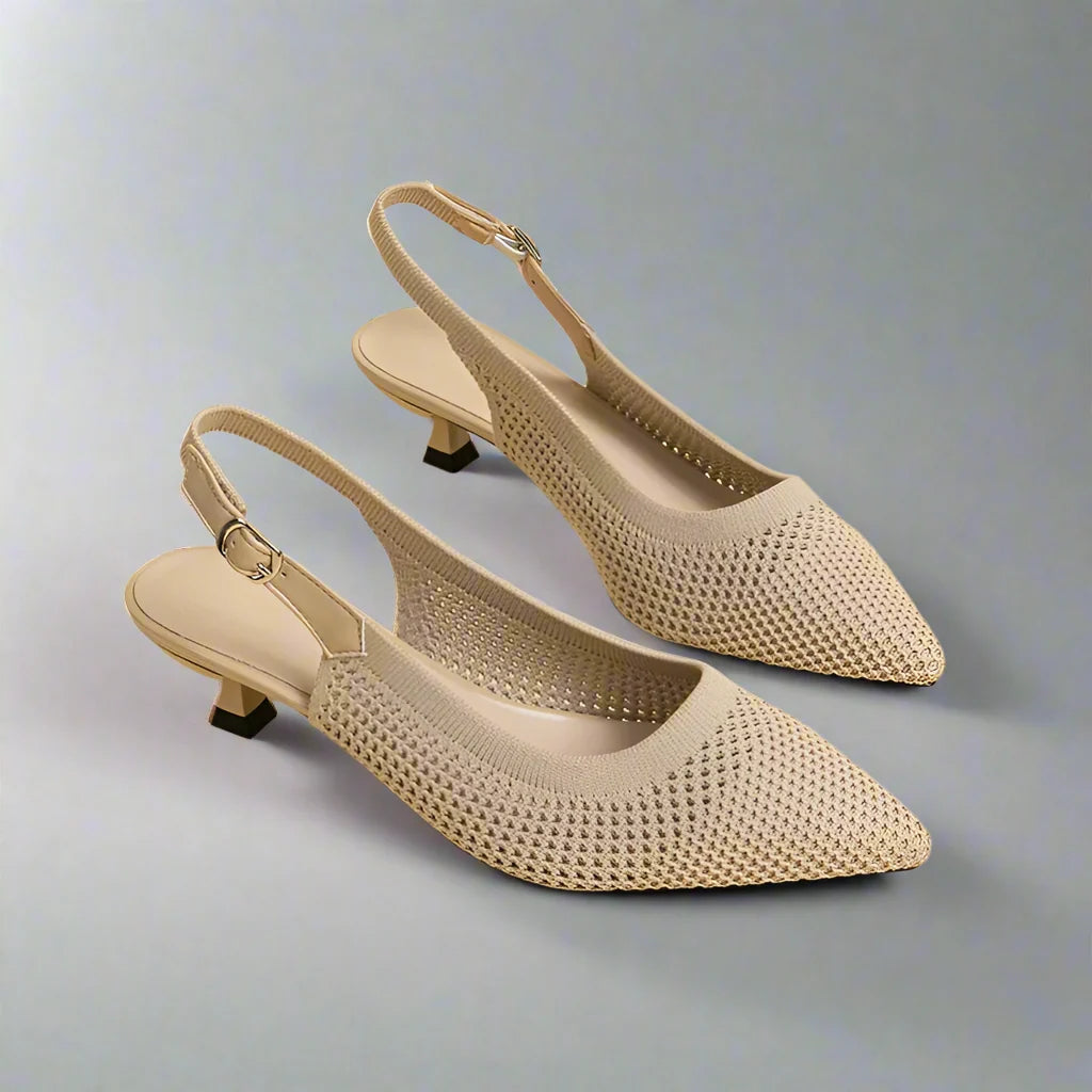 Avelina | Zapatos de tacón de malla