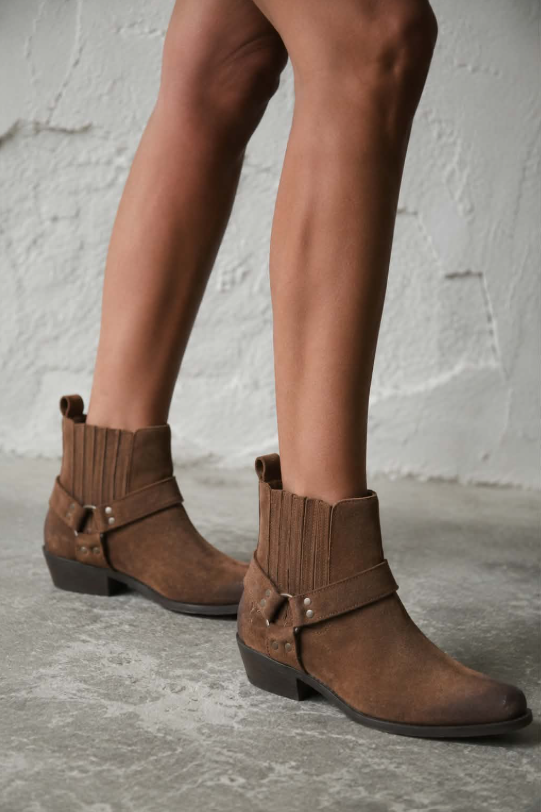 Anaïs™ | Botines western de ante