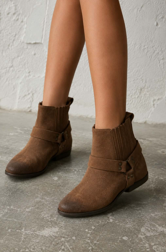 Anaïs™ | Botines western de ante