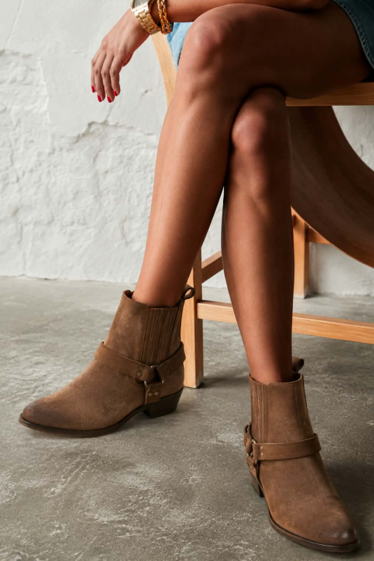 Anaïs™ | Botines western de ante