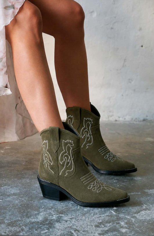 Élise™ | Botines cortos de ante