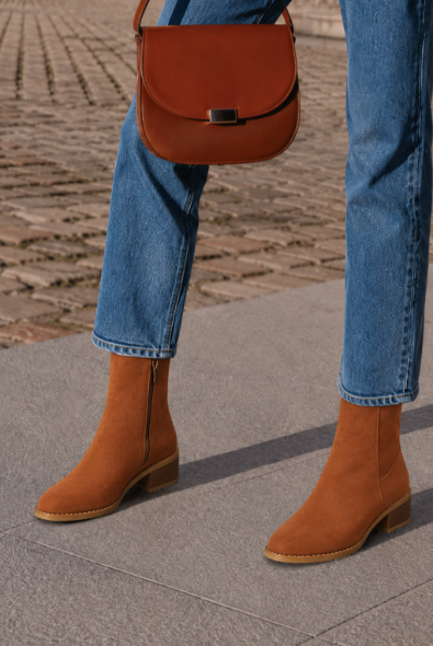 Manón™ | Botines de tacón cuadrado