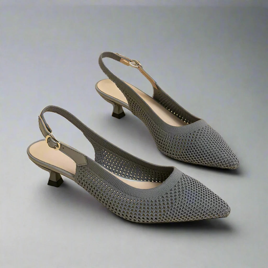 Avelina | Zapatos de tacón de malla