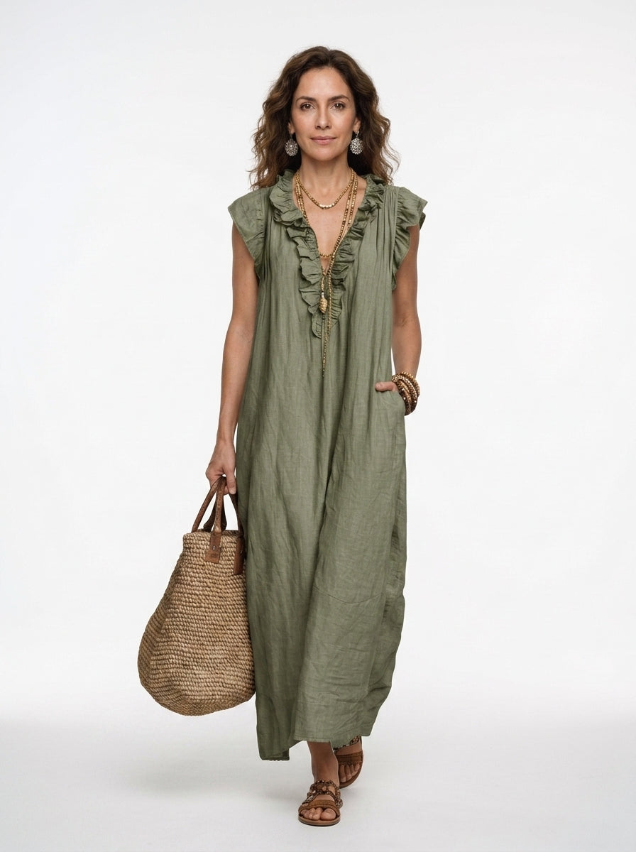 Camila | Vestido largo bohemio