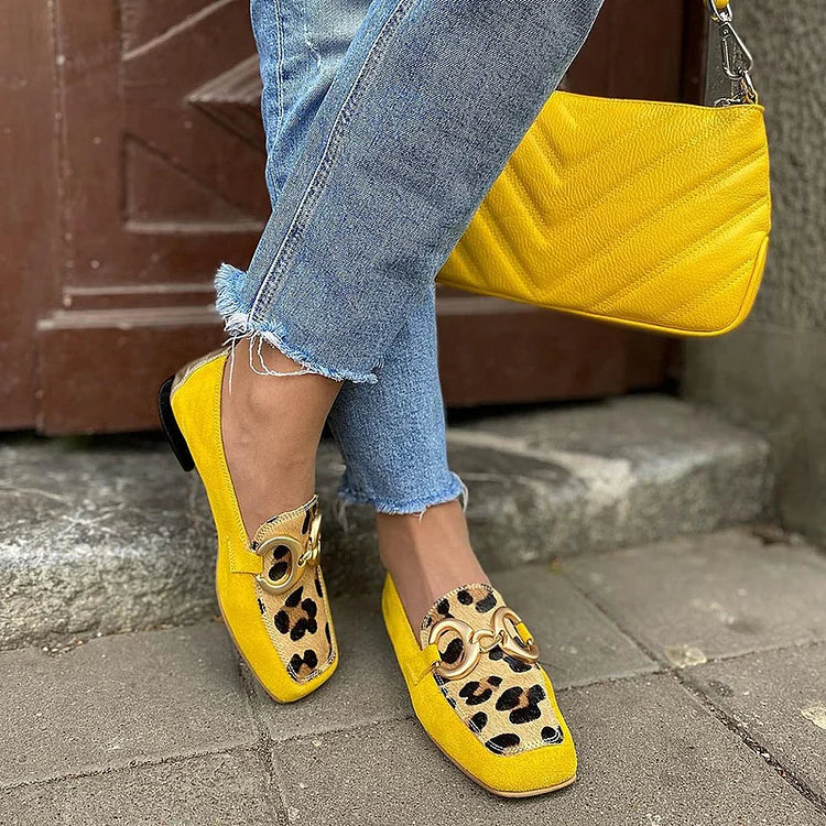 Assunta | Mocasines con estampado animal