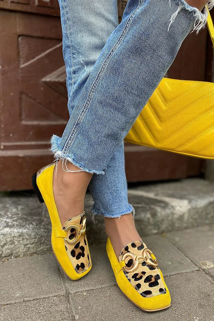 Assunta | Mocasines con estampado animal