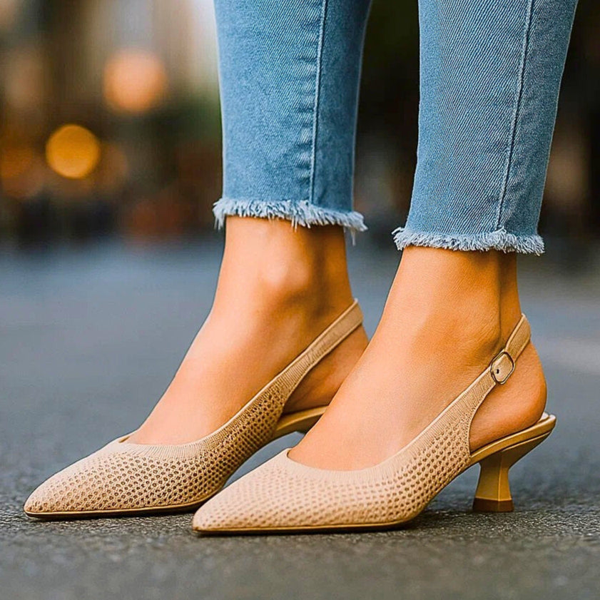 Avelina | Zapatos de tacón de malla
