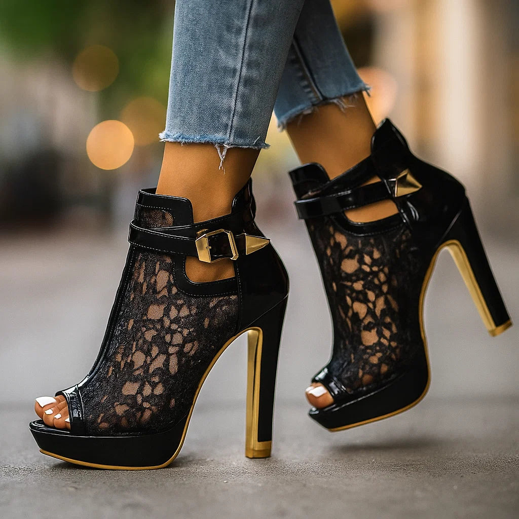 Liliana | Zapatos de tacón de encaje