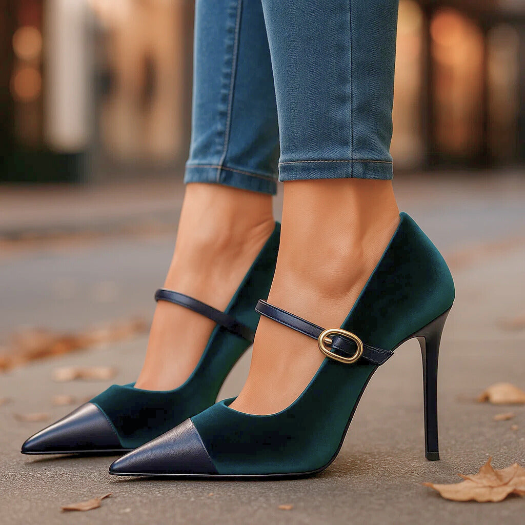 Ariette | Zapatos de tacón de terciopelo