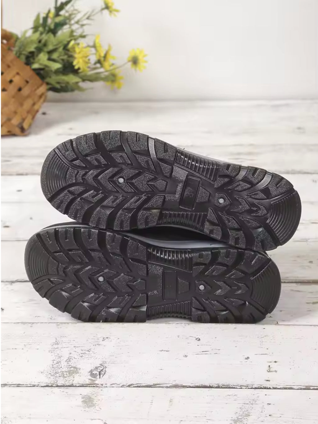 Zapatos de Mujer Cálidas con Forro Polar y Plataforma Media Acolchada