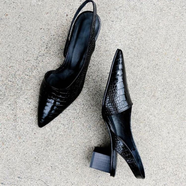 Graziella | Zapatos de tacón con punta ancha