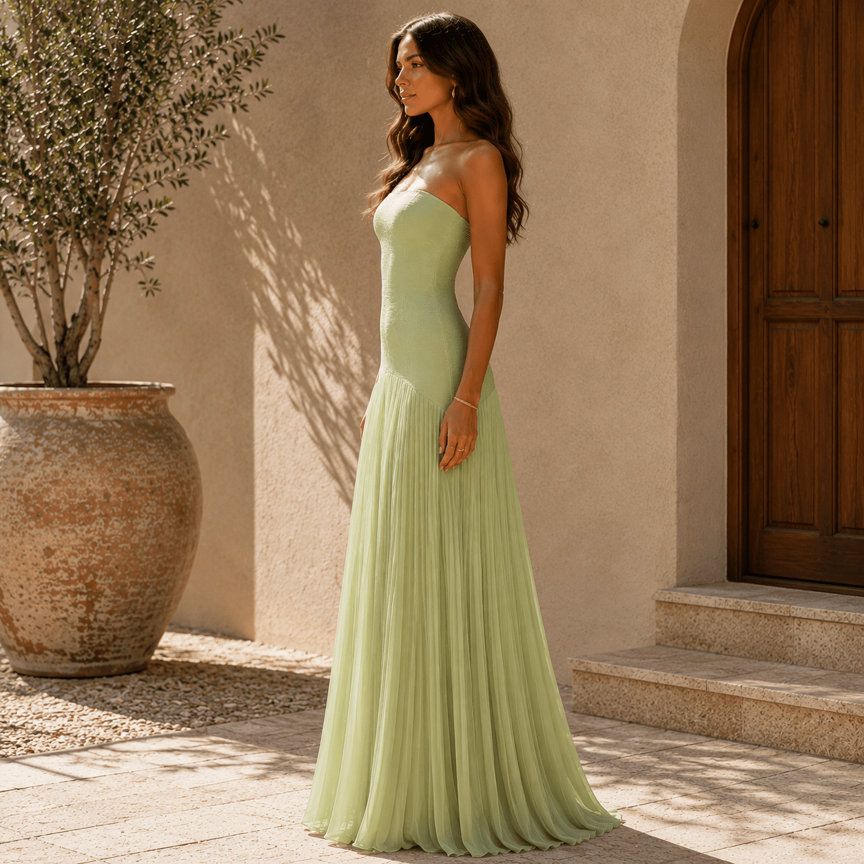Francesca™ | Vestido con hombros al aire