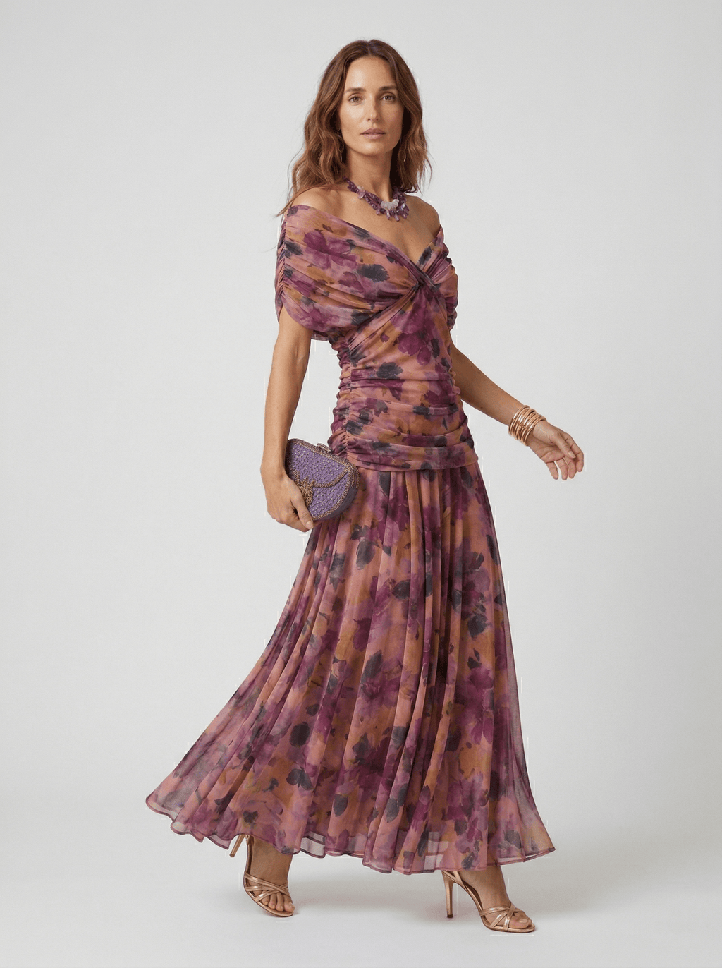 Paula™ | Vestido largo con escote en V