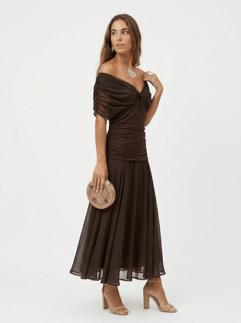 Paula™ | Vestido largo con escote en V