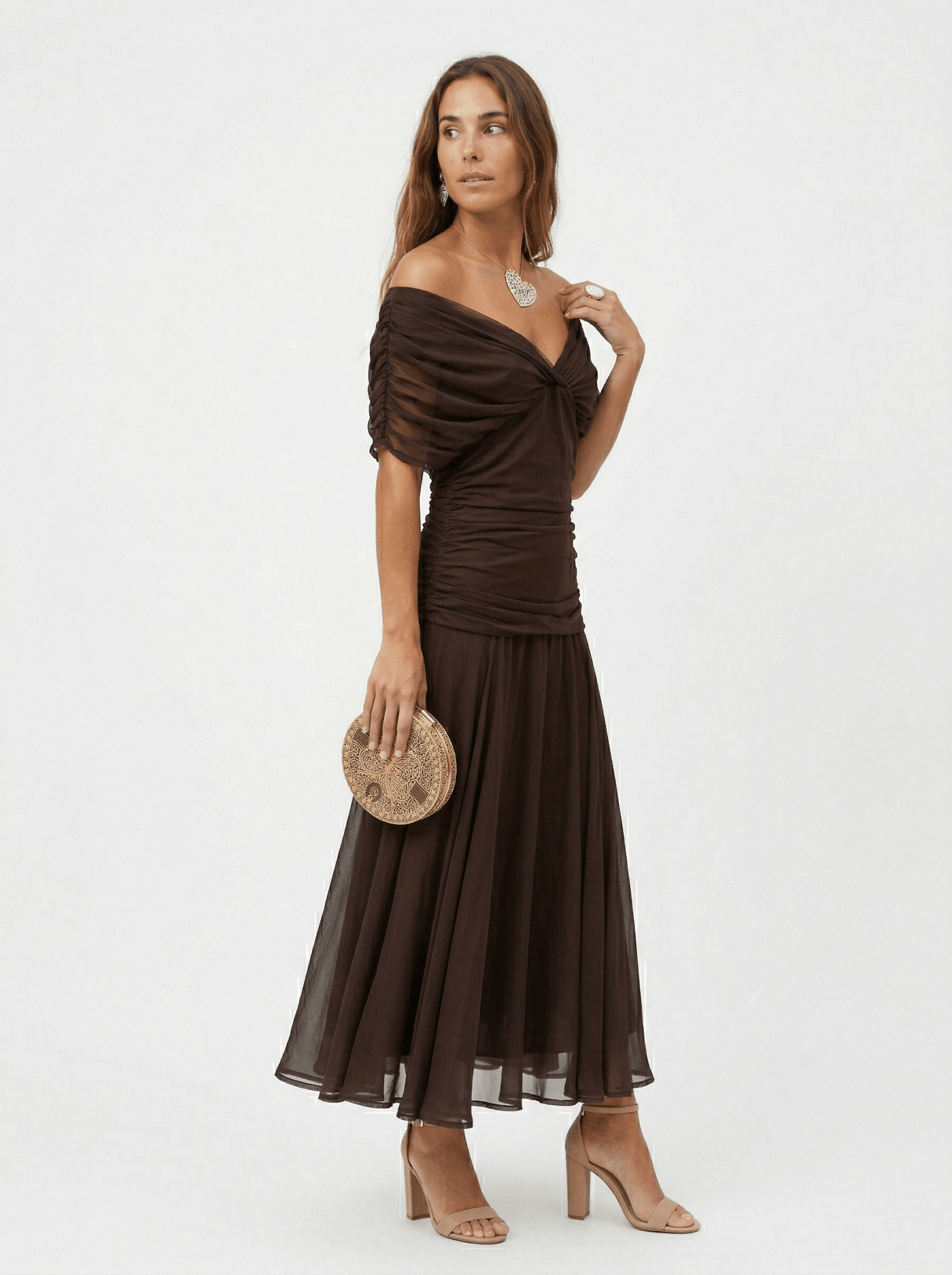 Paula™ | Vestido largo con escote en V