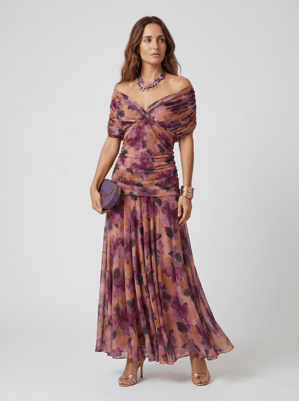 Paula™ | Vestido largo con escote en V
