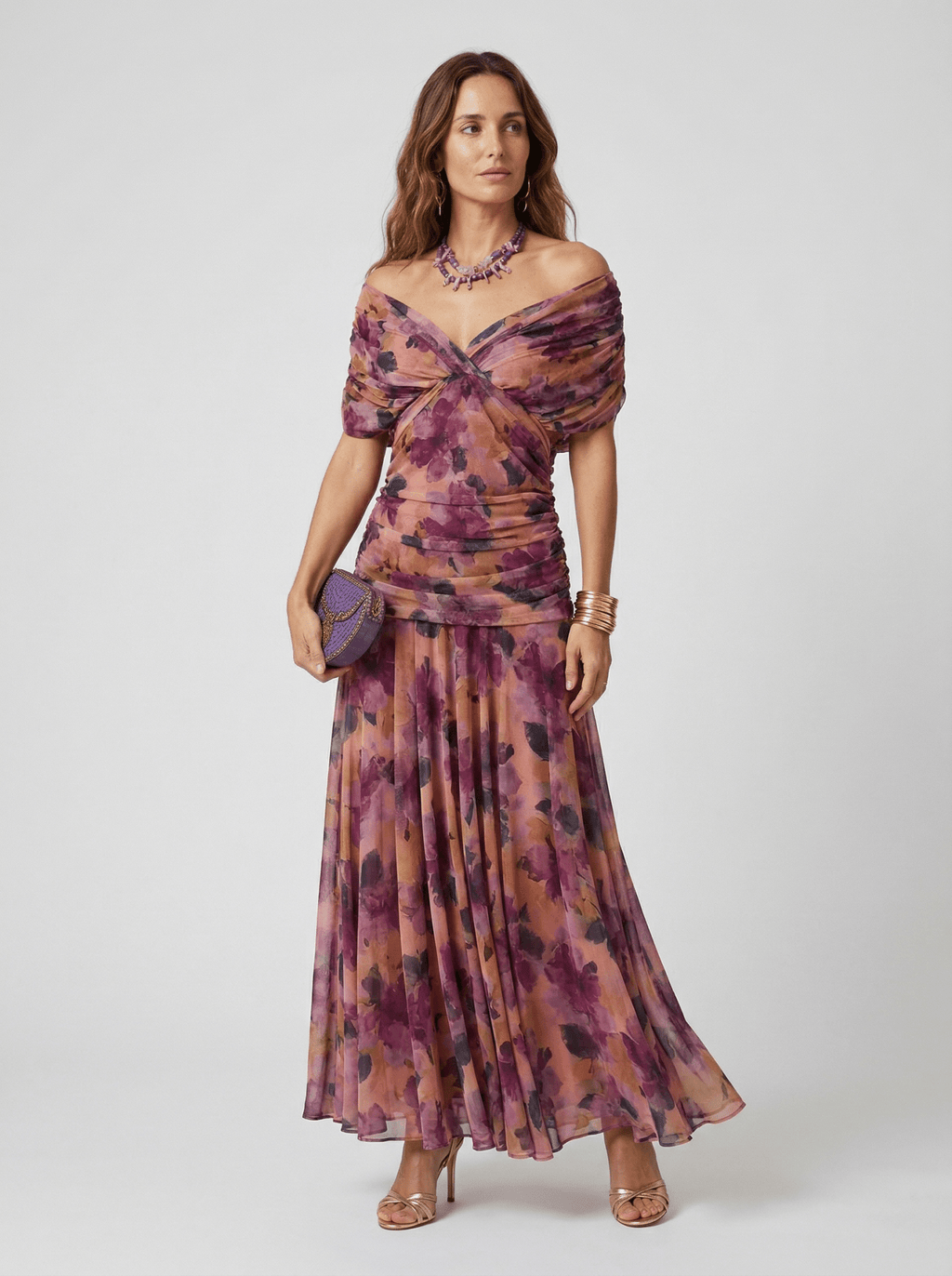 Paula™ | Vestido largo con escote en V