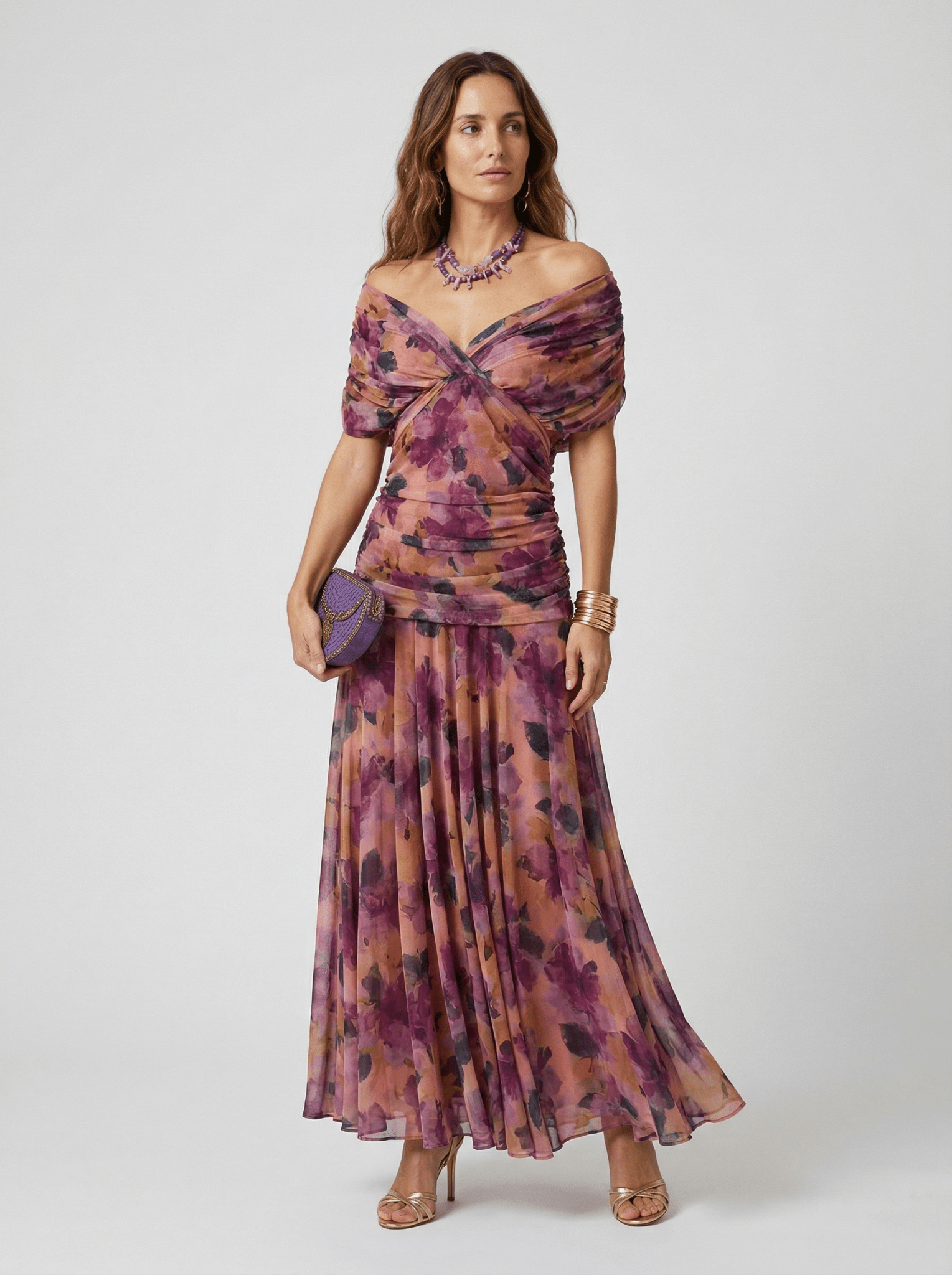 Paula™ | Vestido largo con escote en V